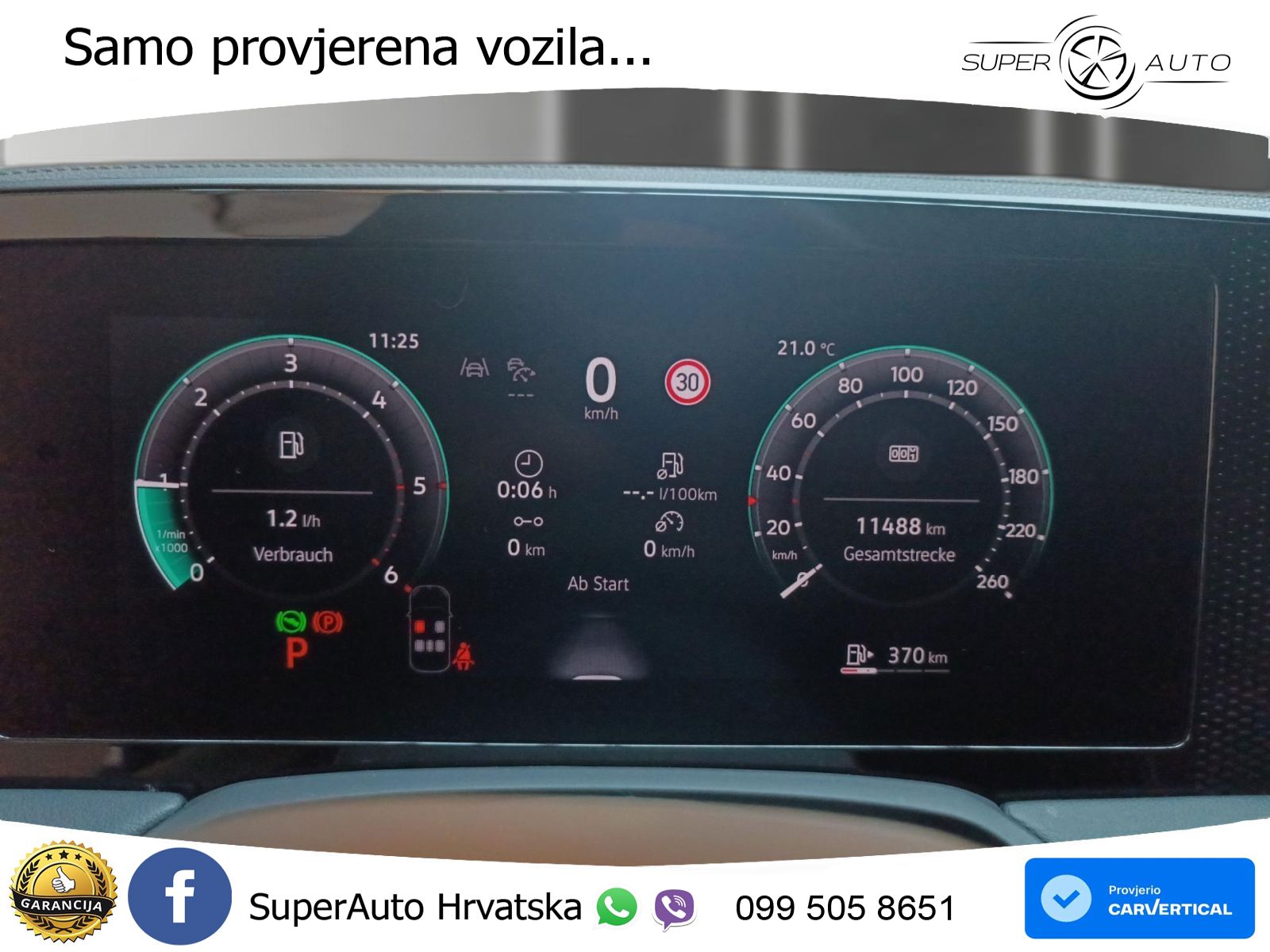 Volkswagen Passat Variant 2.0 TDI (122 KS) DSG Business LED+GR SJED+ACC