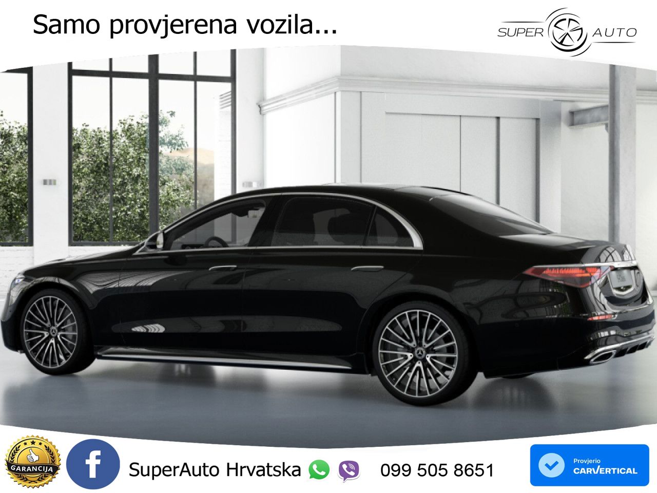 Mercedes S 450d (367 KS) EQ Boost 4MATIC 9G-TRONIC AMG LED+GR SJED+ACC