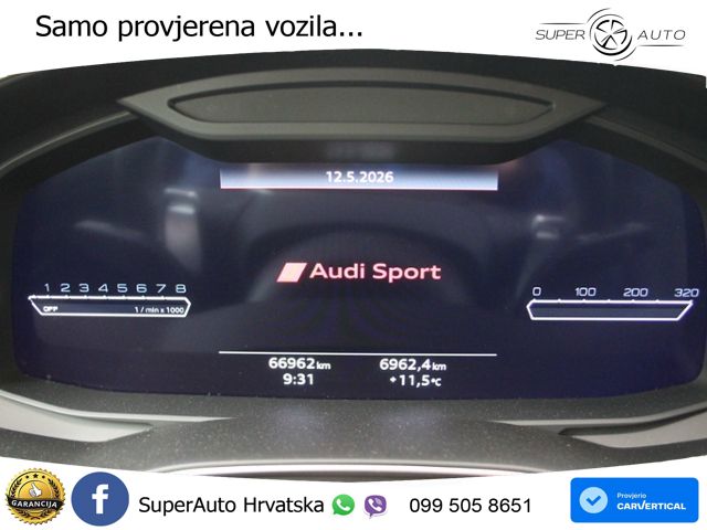 Audi RS6 Avant 4.0 TFSI V8 (600 KS) quattro Tiptronic ZRAČNI+ACC+4xGR SJED+KAM
