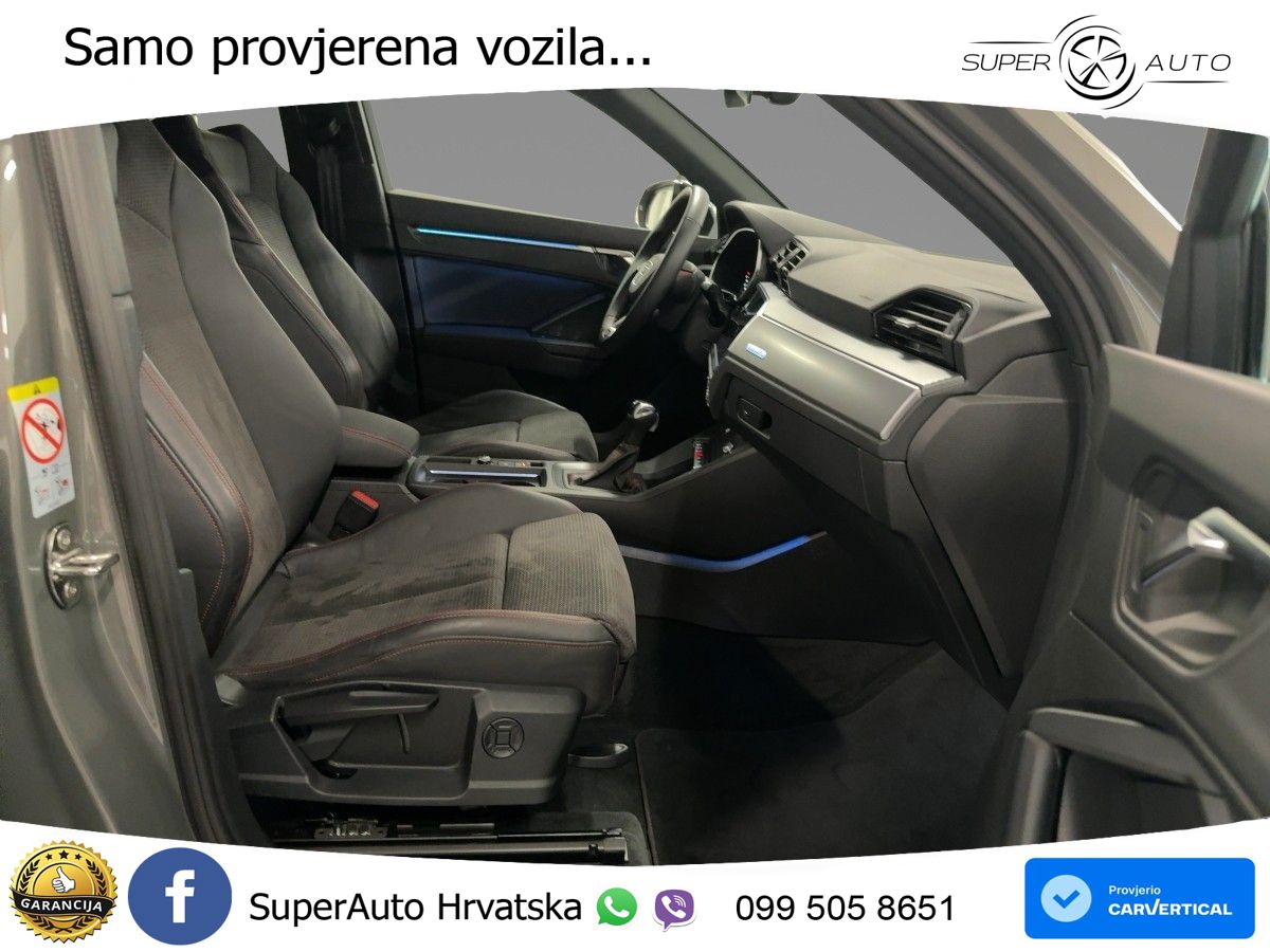 Audi Q3 II Sportback 40 TFSI (190 KS) quattro S tronic S line MATRIX+GR SJED+KAM