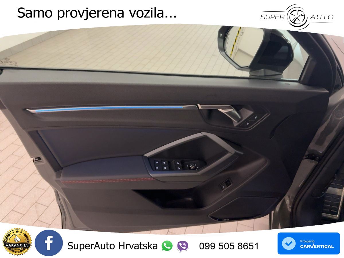 Audi Q3 II Sportback 40 TFSI (190 KS) quattro S tronic S line MATRIX+GR SJED+KAM