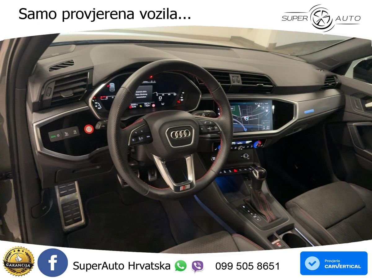 Audi Q3 II Sportback 40 TFSI (190 KS) quattro S tronic S line MATRIX+GR SJED+KAM