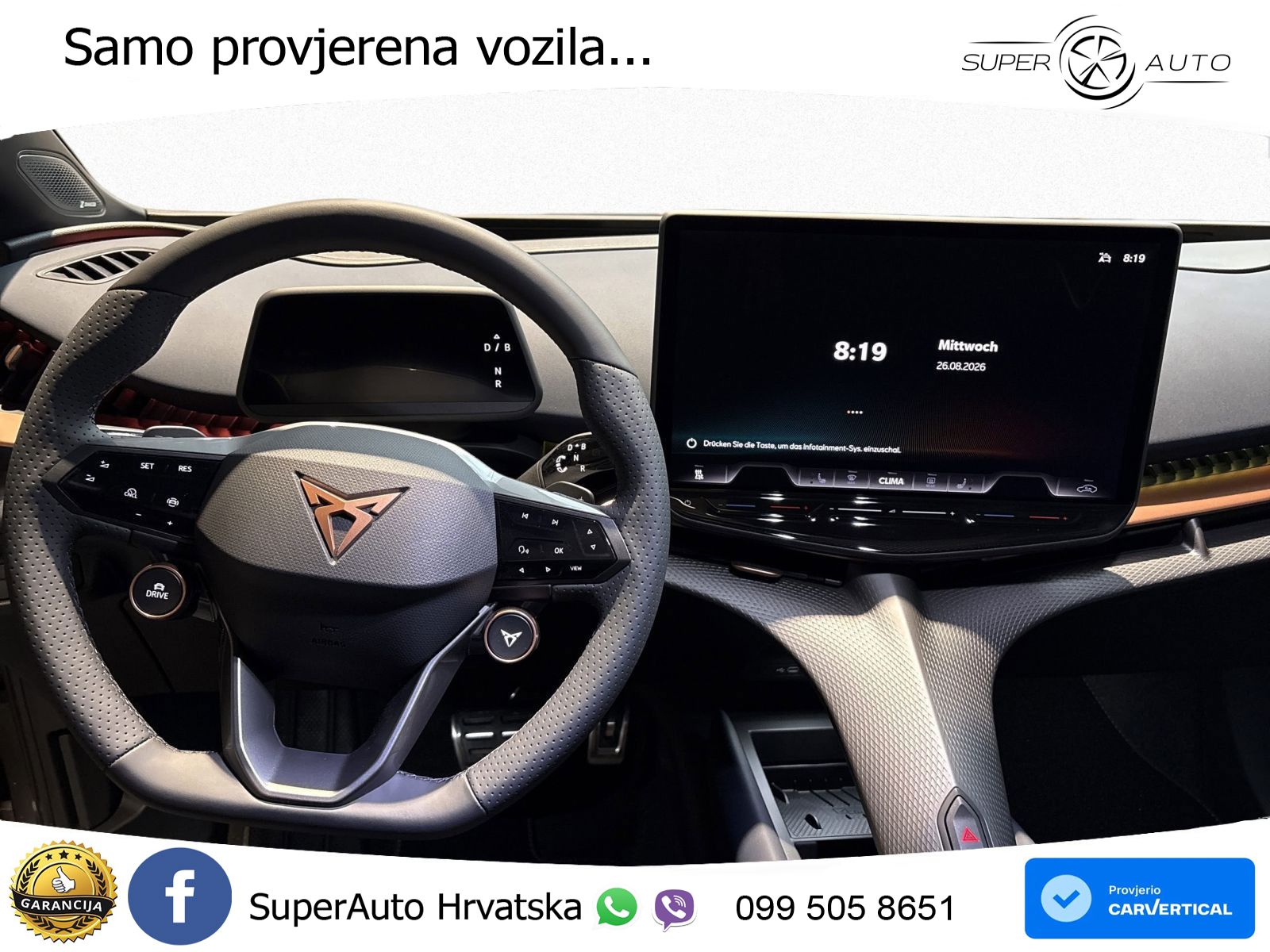 Cupra Tavascan 82 kWh (340 KS)  4WD VZ LED+GR SJED+ACC