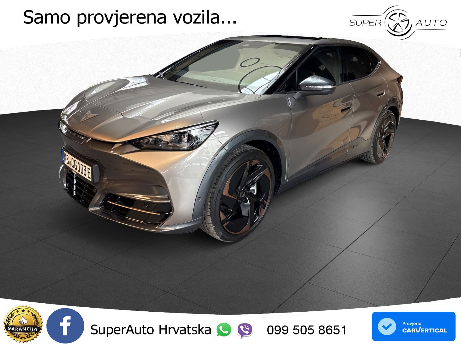 Cupra Tavascan 82 kWh (340 KS)  4WD VZ LED+GR SJED+ACC