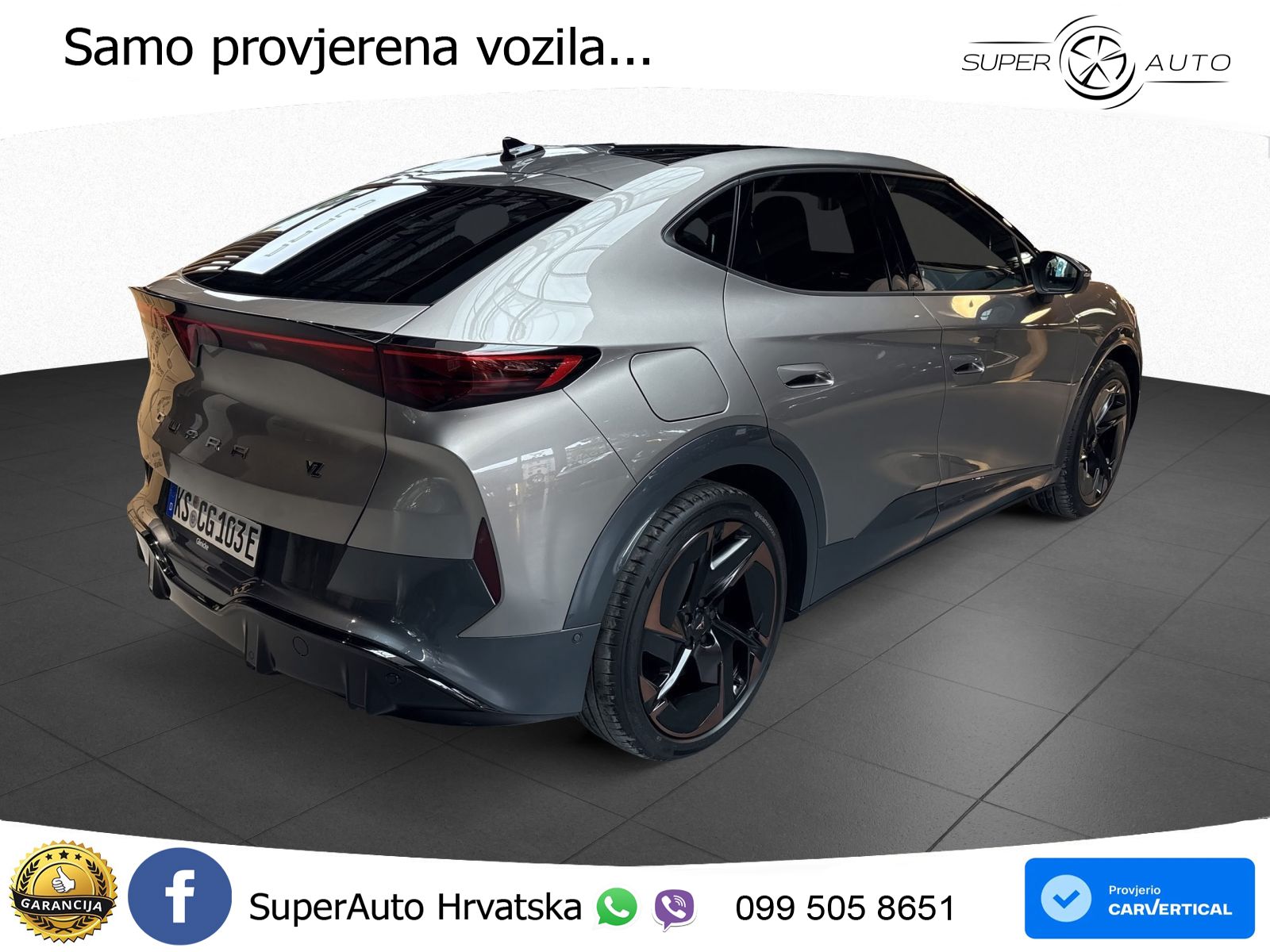 Cupra Tavascan 82 kWh (340 KS)  4WD VZ LED+GR SJED+ACC