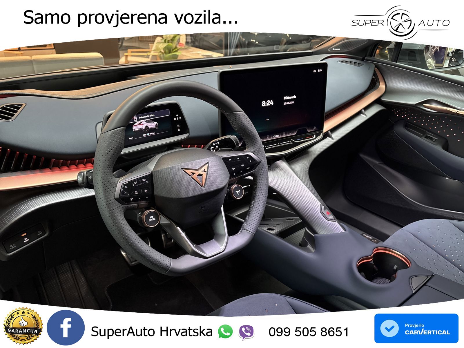 Cupra Tavascan 82 kWh (340 KS)  4WD VZ LED+GR SJED+ACC