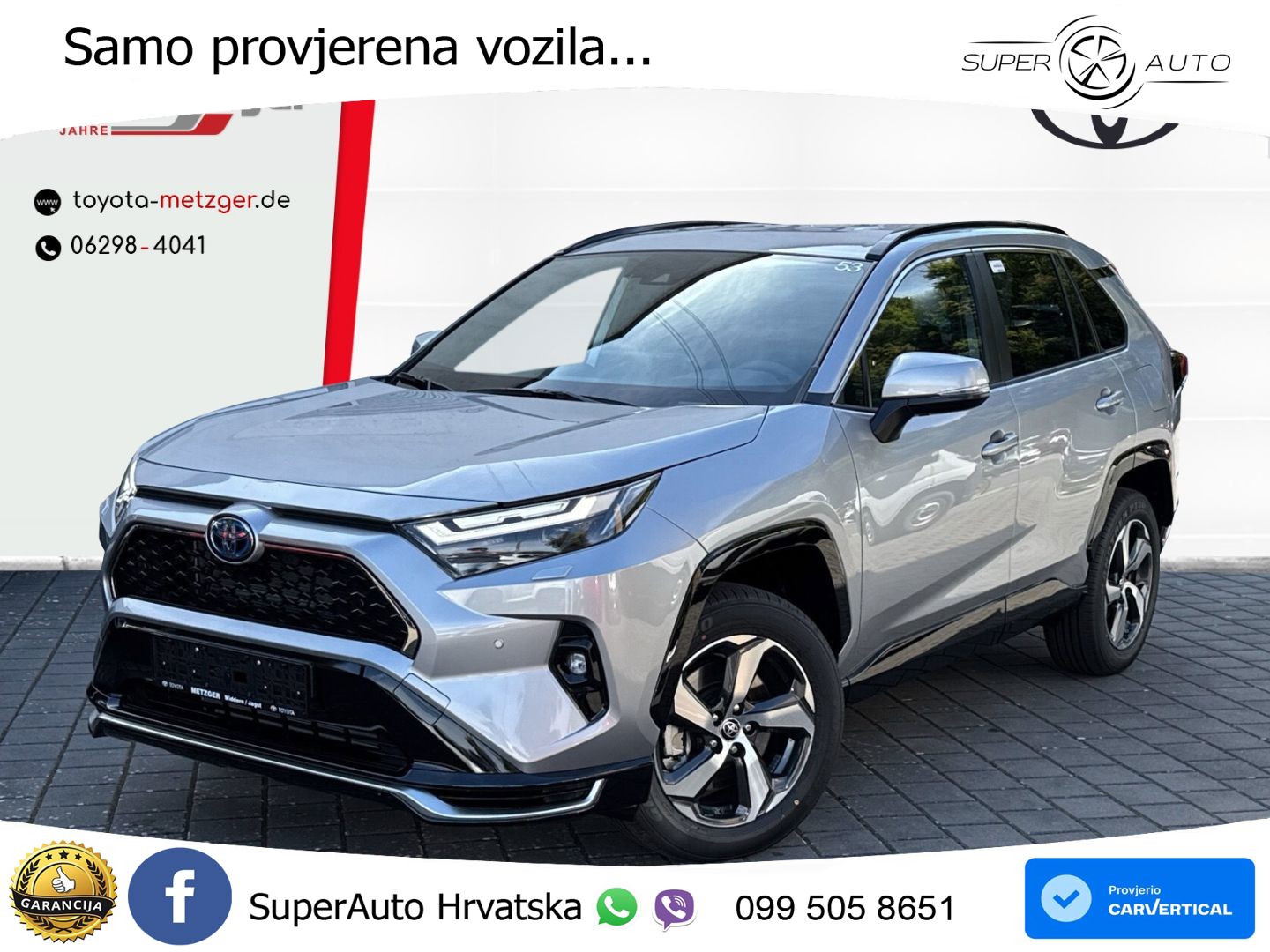Toyota RAV4 2.5 (306 KS) Hybrid AWD-i eCVT LED+GR SJED+ACC