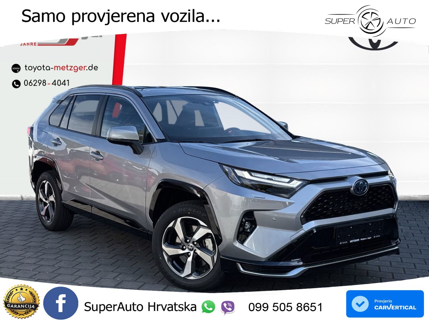 Toyota RAV4 2.5 (306 KS) Hybrid AWD-i eCVT LED+GR SJED+ACC