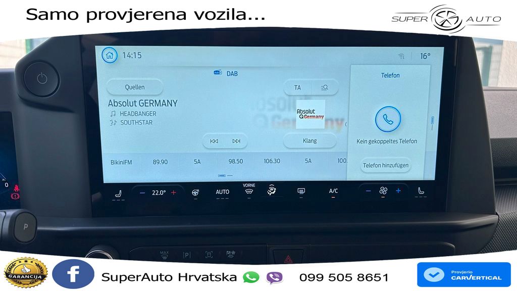 Ford Transit Custom BEV 218 PS L1 Kombi Trend 9 Sitze 218 KS