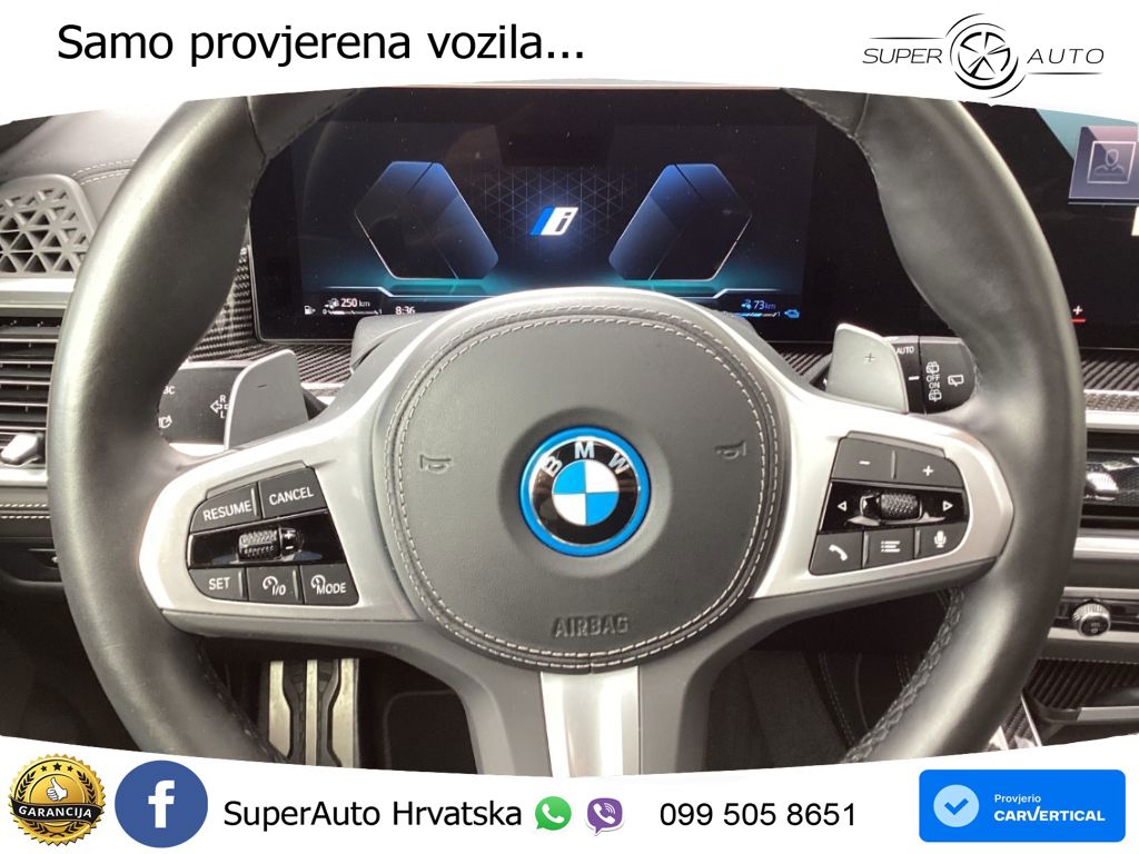 BMW X5 50e (489 KS) xDrive Steptronic ZRAČNI+ACC+GR SJED+KAM+PANO