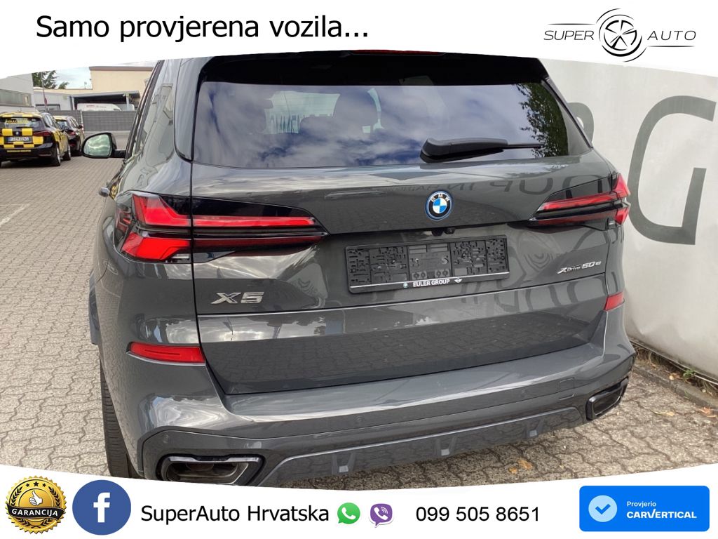 BMW X5 50e (489 KS) xDrive Steptronic ZRAČNI+ACC+GR SJED+KAM+PANO
