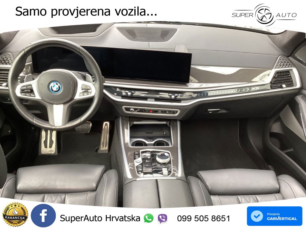 BMW X5 50e (489 KS) xDrive Steptronic ZRAČNI+ACC+GR SJED+KAM+PANO