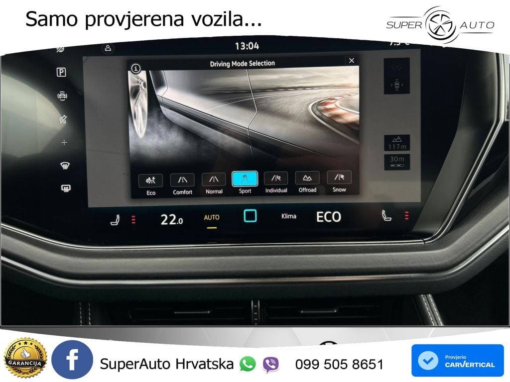 Volkswagen Touareg 3.0 V6 TDI (231 KS) 4MOTION Tiptronic ZRAČNI+ACC+GR SJED+KAM