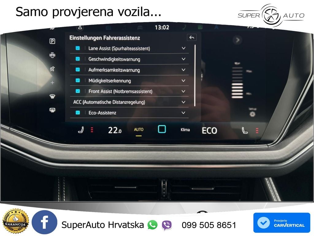 Volkswagen Touareg 3.0 V6 TDI (231 KS) 4MOTION Tiptronic ZRAČNI+ACC+GR SJED+KAM