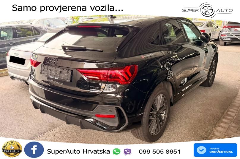 Audi Q3 II Sportback 40 TFSI (190 KS) quattro S tronic S line LED+GR SJED+ACC