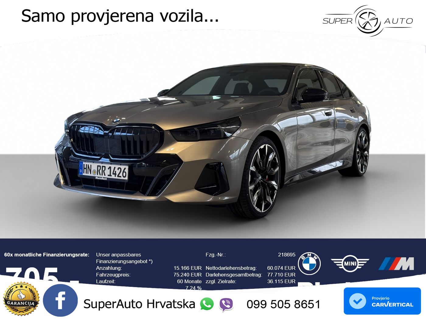 BMW 540d (303 KS) xDrive Steptronic M Sport LED+GR SJED+ACC