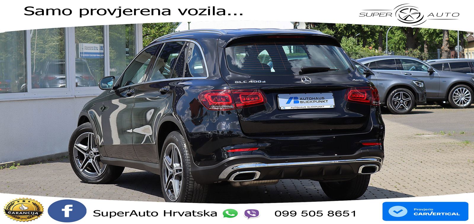 Mercedes GLC 400d (330 KS) 4MATIC 9G-TRONIC AMG LED+GR SJED+ACC