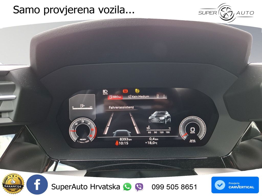 Audi A3 30 TDI (116 KS) advanced