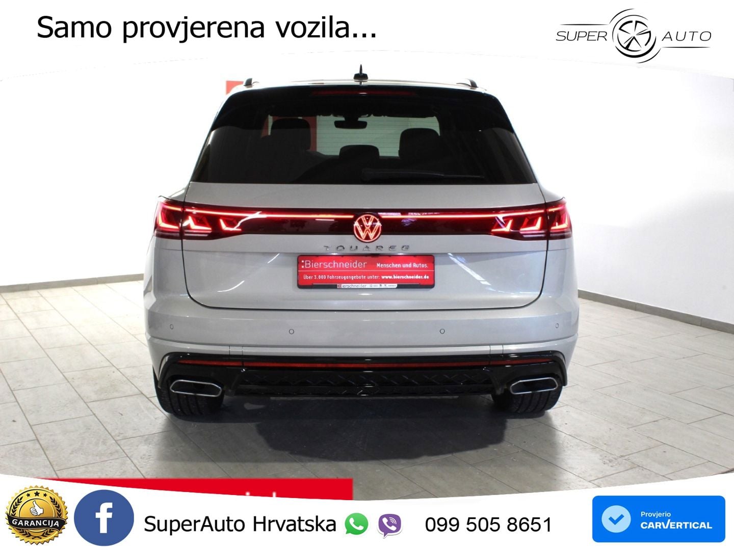 Volkswagen Touareg 3.0 V6 TDI (286 KS) 4MOTION Tiptronic R-Line ZRAČNI+ACC+GR SJED+KAM