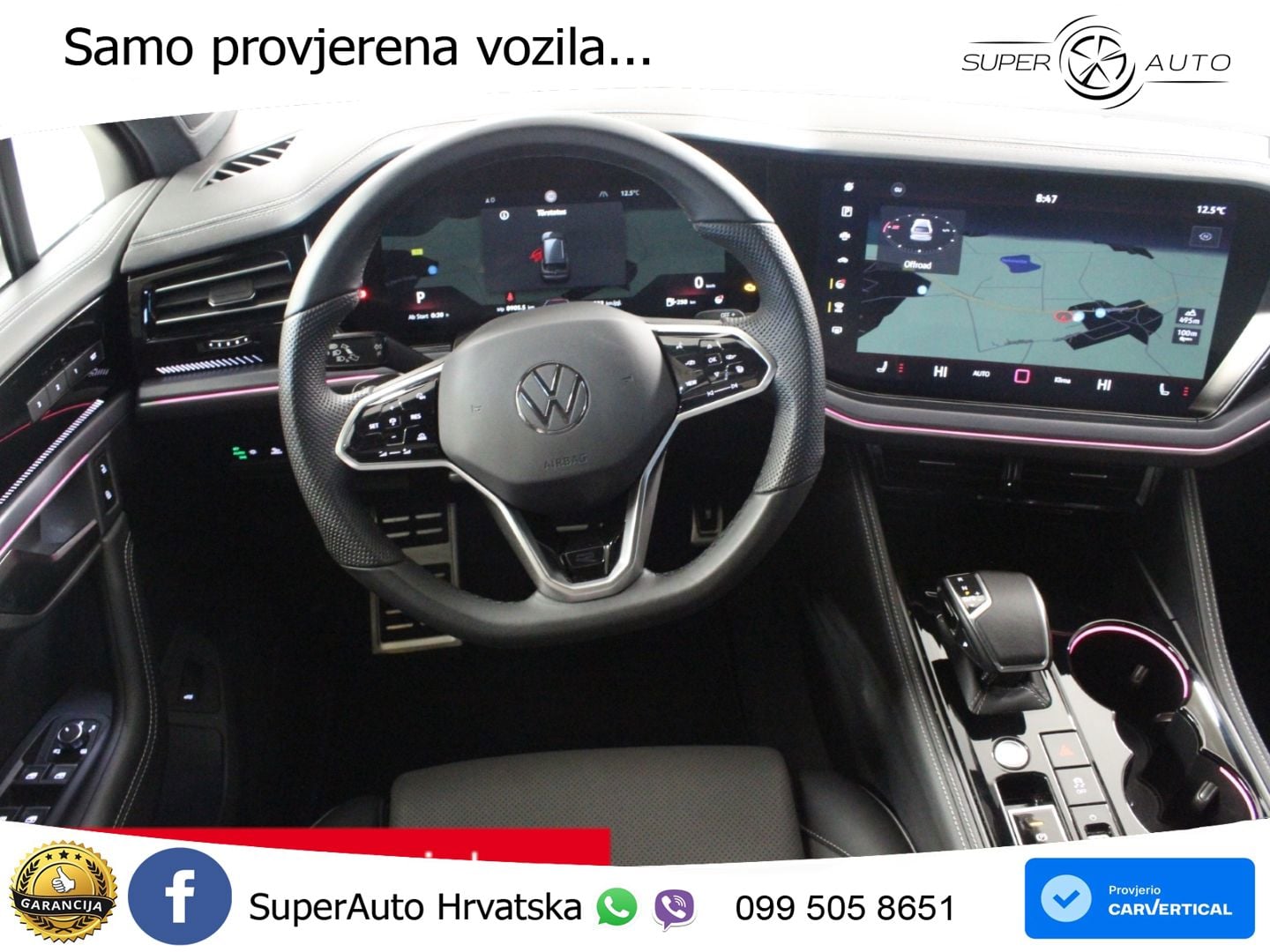 Volkswagen Touareg 3.0 V6 TDI (286 KS) 4MOTION Tiptronic R-Line ZRAČNI+ACC+GR SJED+KAM