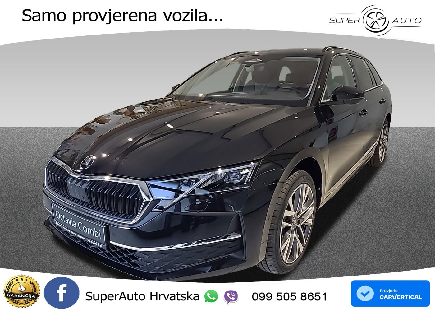 Škoda Octavia Combi 1.5 TSI (150 KS) DSG LED+GR SJED+ACC