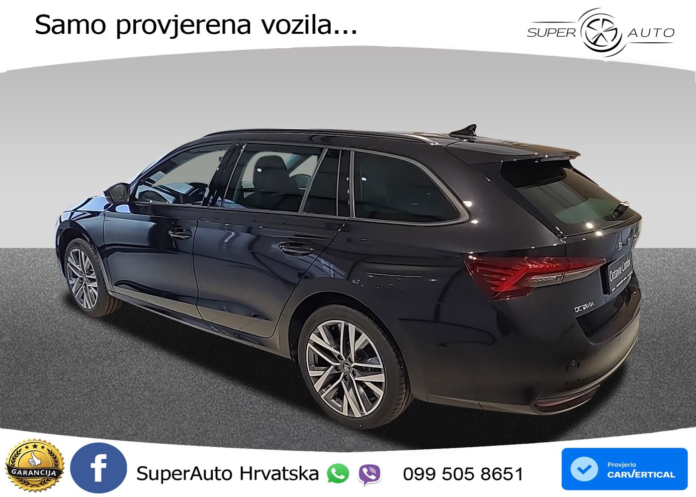 Škoda Octavia Combi 1.5 TSI (150 KS) DSG LED+GR SJED+ACC