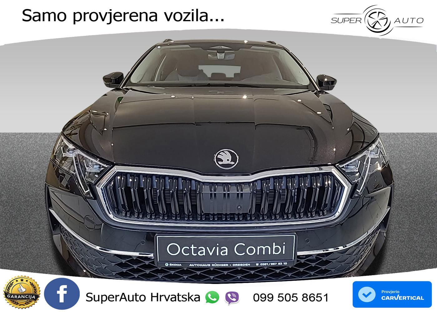 Škoda Octavia Combi 1.5 TSI (150 KS) DSG LED+GR SJED+ACC