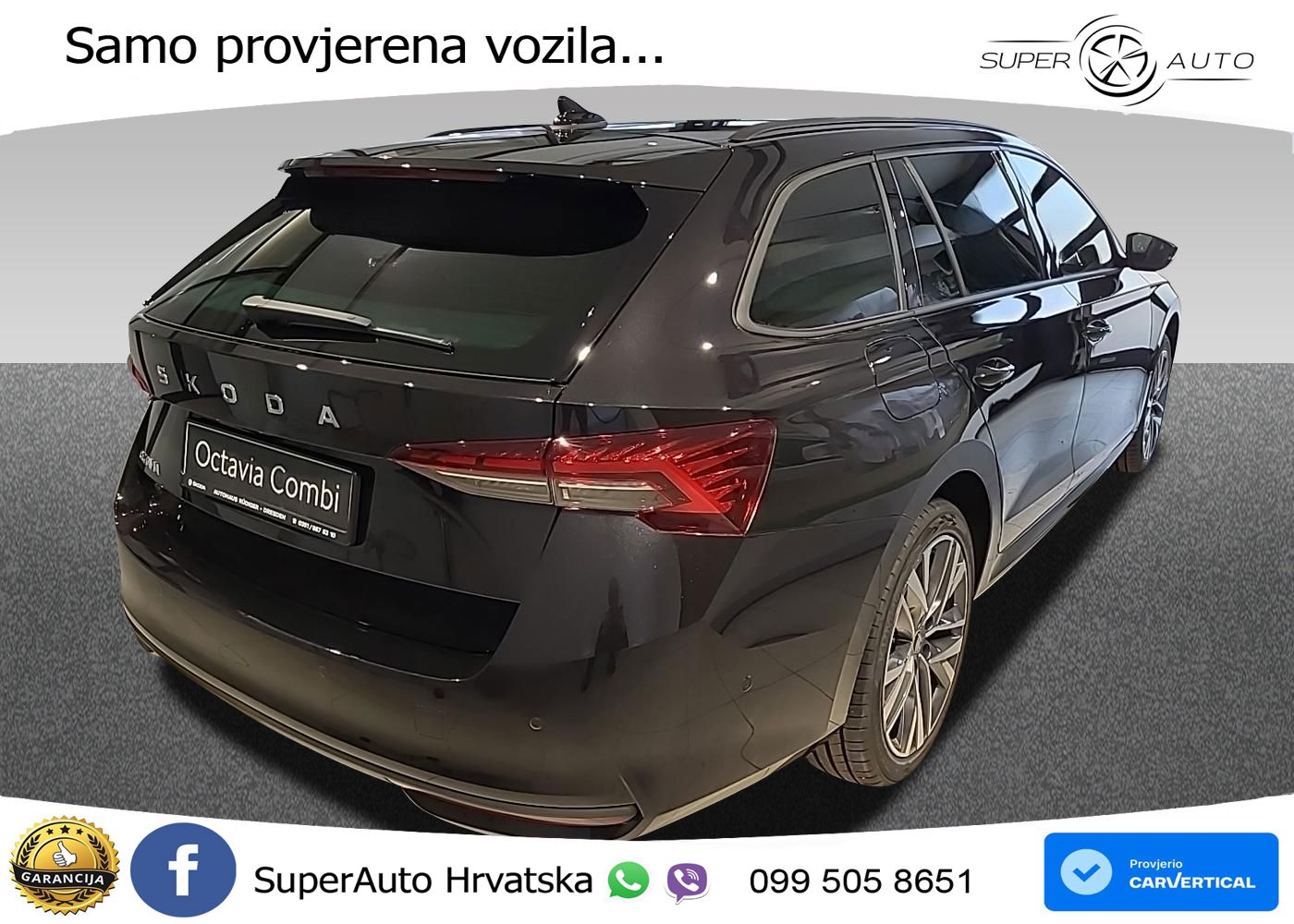 Škoda Octavia Combi 1.5 TSI (150 KS) DSG LED+GR SJED+ACC