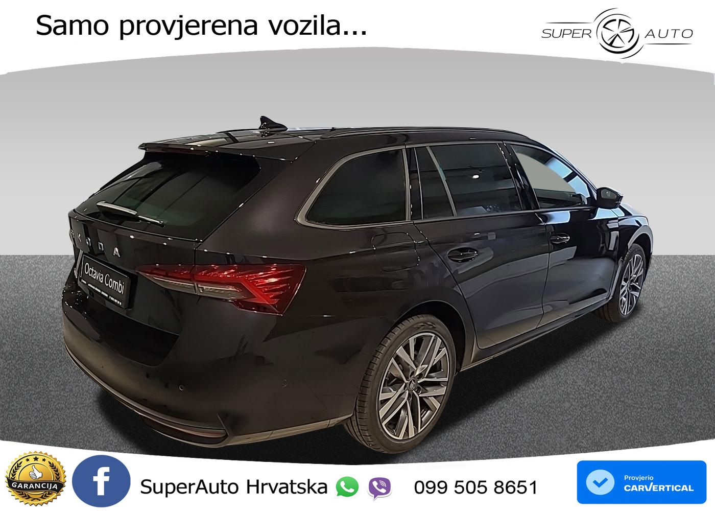 Škoda Octavia Combi 1.5 TSI (150 KS) DSG LED+GR SJED+ACC