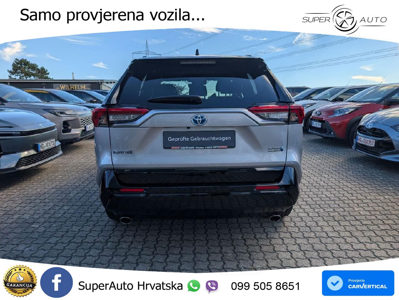 Toyota RAV4 2.5 D-4S (306 KS) Hybrid AWD-i e-CVT LED+GR SJED+ACC
