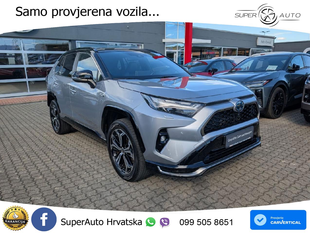 Toyota RAV4 2.5 D-4S (306 KS) Hybrid AWD-i e-CVT LED+GR SJED+ACC