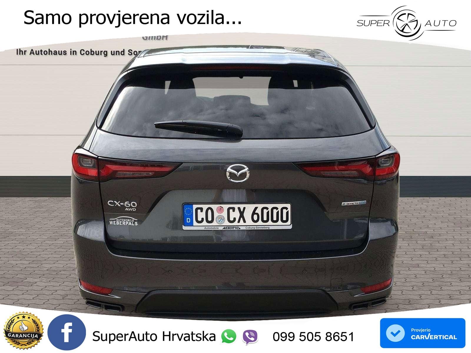Mazda CX-60 2.5 e-Skyactiv (328 KS) AWD Automatic LED+GR SJED+ACC