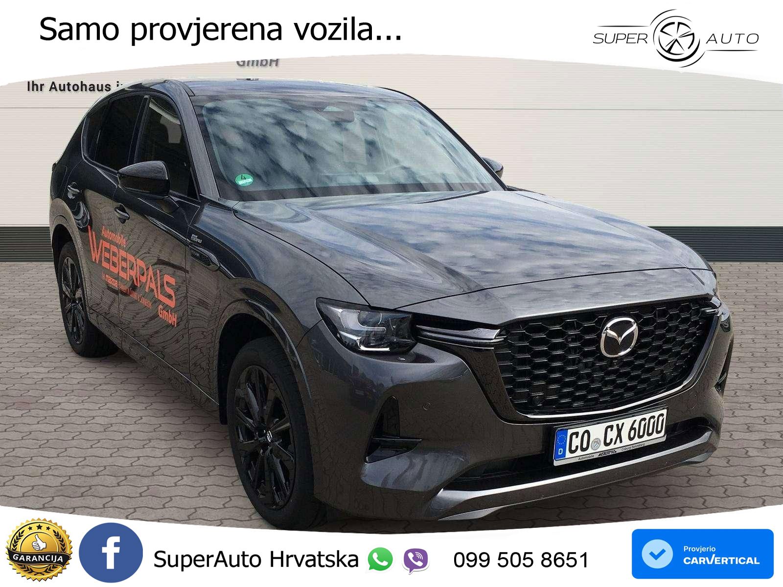 Mazda CX-60 2.5 e-Skyactiv (328 KS) AWD Automatic LED+GR SJED+ACC