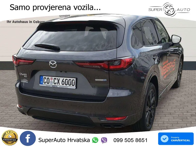 Mazda CX-60 2.5 e-Skyactiv (328 KS) AWD Automatic LED+GR SJED+ACC