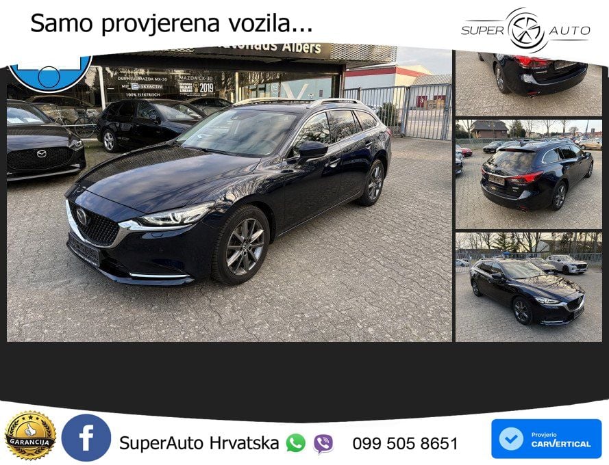 Mazda 6 Sport Combi 2.5 SKYACTIV-G (194 KS) SKYACTIV-Drive LED+GR SJED+ACC