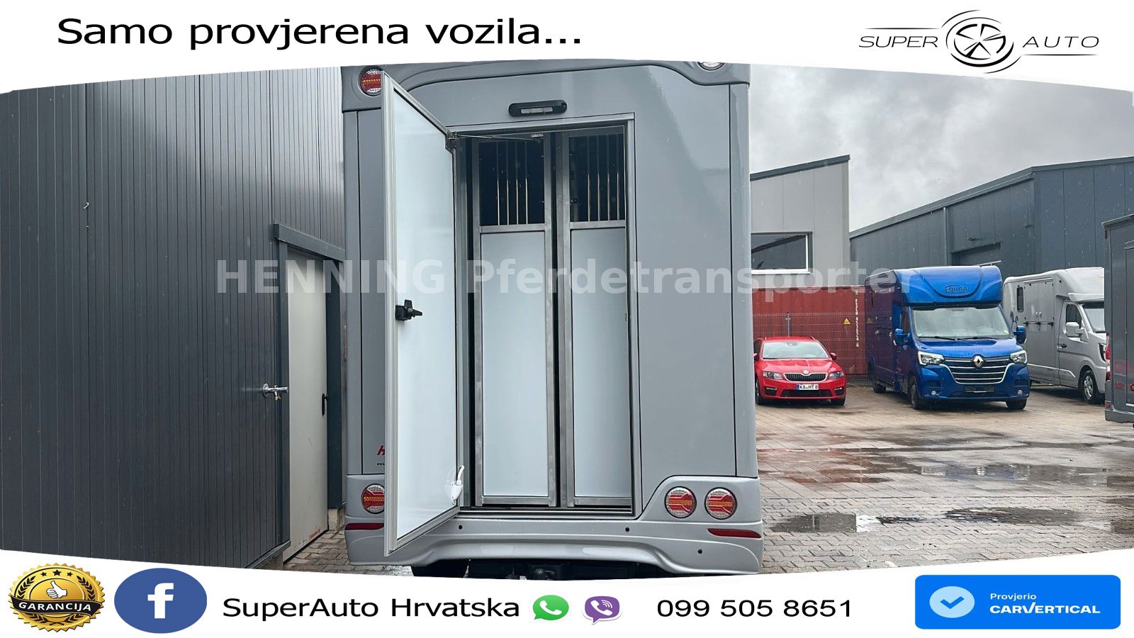 Renault Master Pfertransporter 6-Sitzer 179 KS