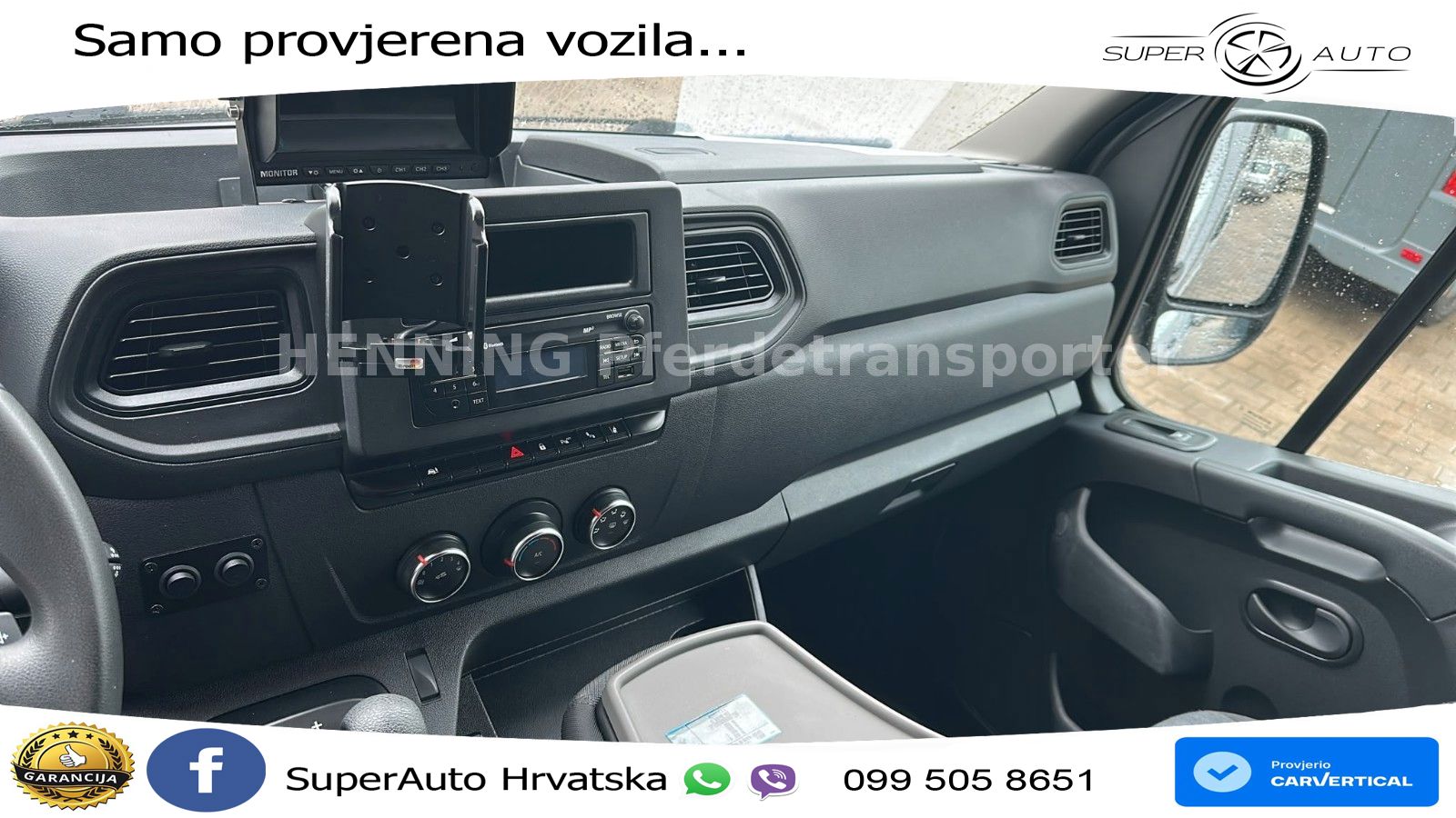 Renault Master Pfertransporter 6-Sitzer 179 KS