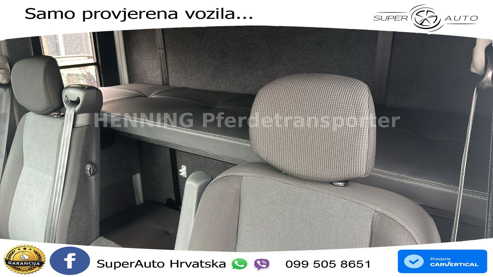 Renault Master Pfertransporter 6-Sitzer 179 KS