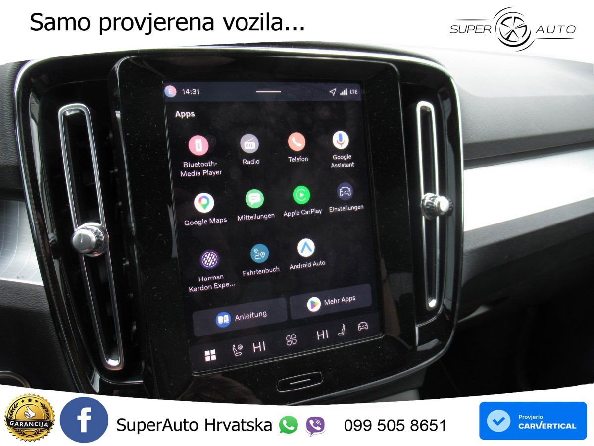 Volvo XC40 2.0 B3 163 KS Automatic LED+GR SJED+ACC