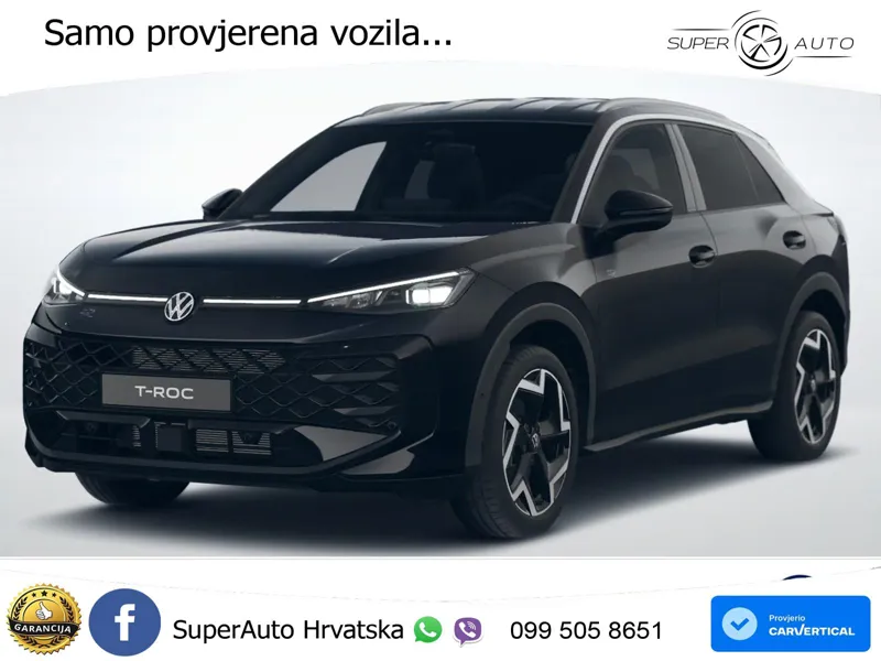 Volkswagen T-Roc 1.5 eTSI (150 KS)  DSG R-Line LED+GR SJED+ACC