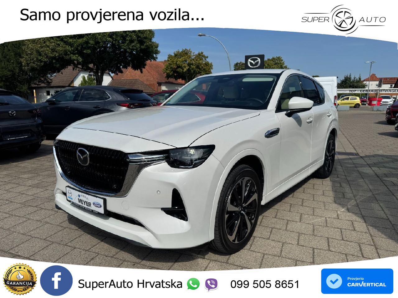 Mazda CX-60 3.3 e-Skyactiv D (254 KS) AWD Automatic LED+GR SJED+ACC