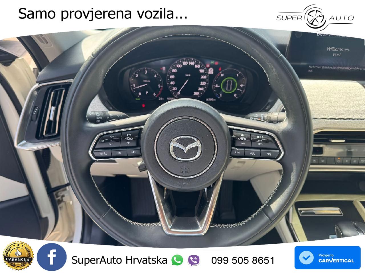 Mazda CX-60 3.3 e-Skyactiv D (254 KS) AWD Automatic LED+GR SJED+ACC