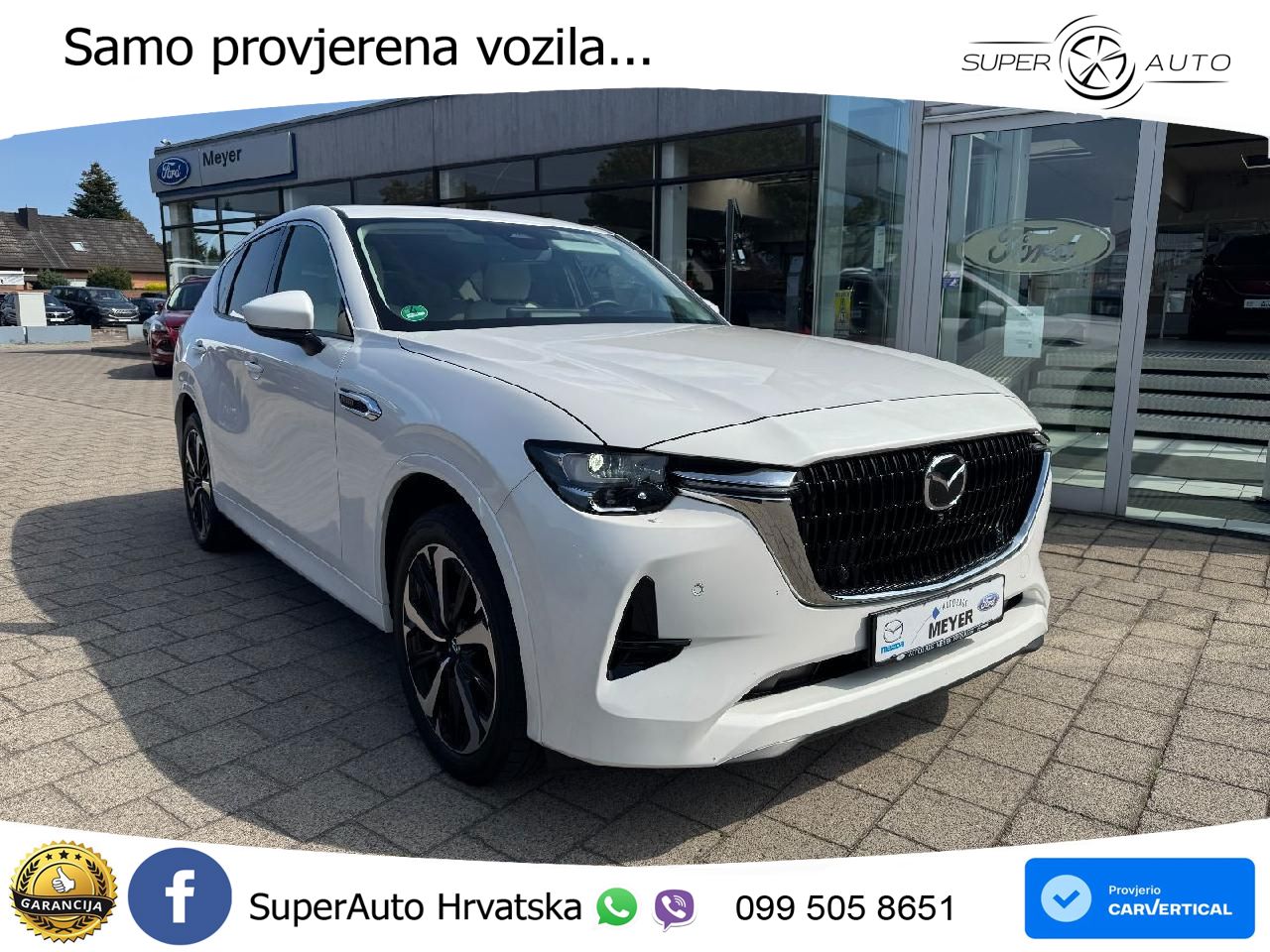 Mazda CX-60 3.3 e-Skyactiv D (254 KS) AWD Automatic LED+GR SJED+ACC