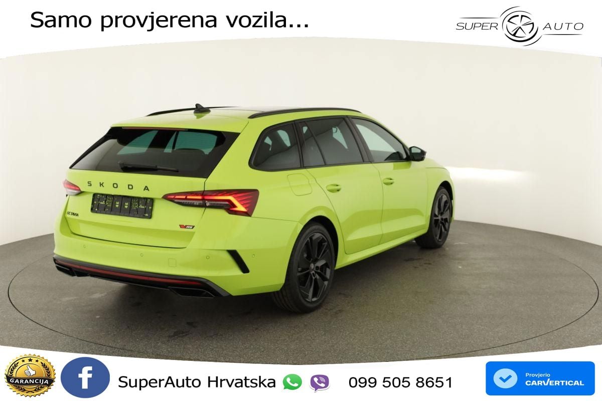Škoda Octavia Combi RS 2.0 TSI (265 KS) DSG LED+GR SJED+ACC