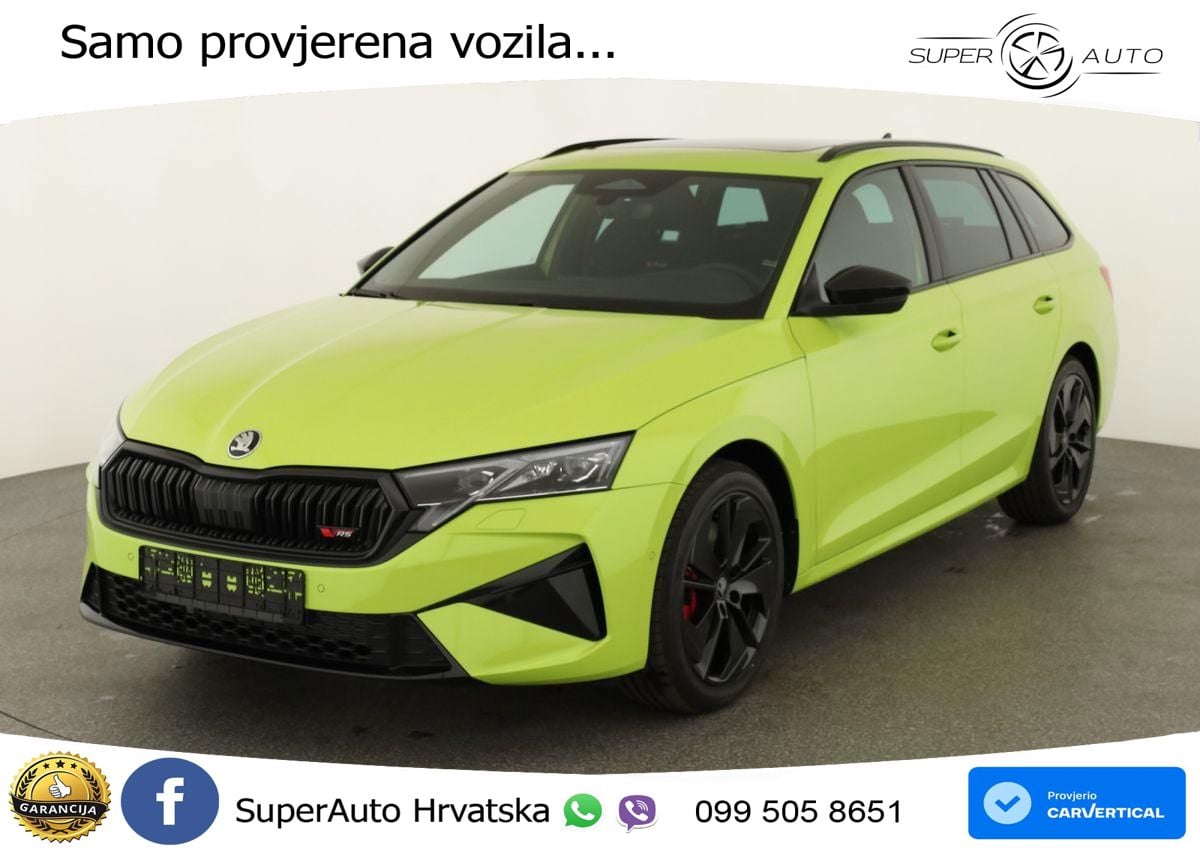 Škoda Octavia Combi RS 2.0 TSI (265 KS) DSG LED+GR SJED+ACC