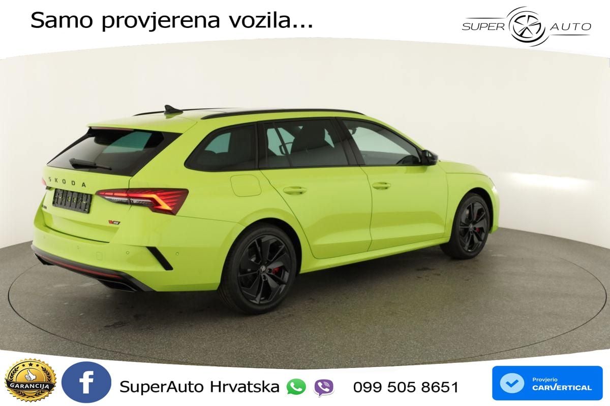 Škoda Octavia Combi RS 2.0 TSI (265 KS) DSG LED+GR SJED+ACC
