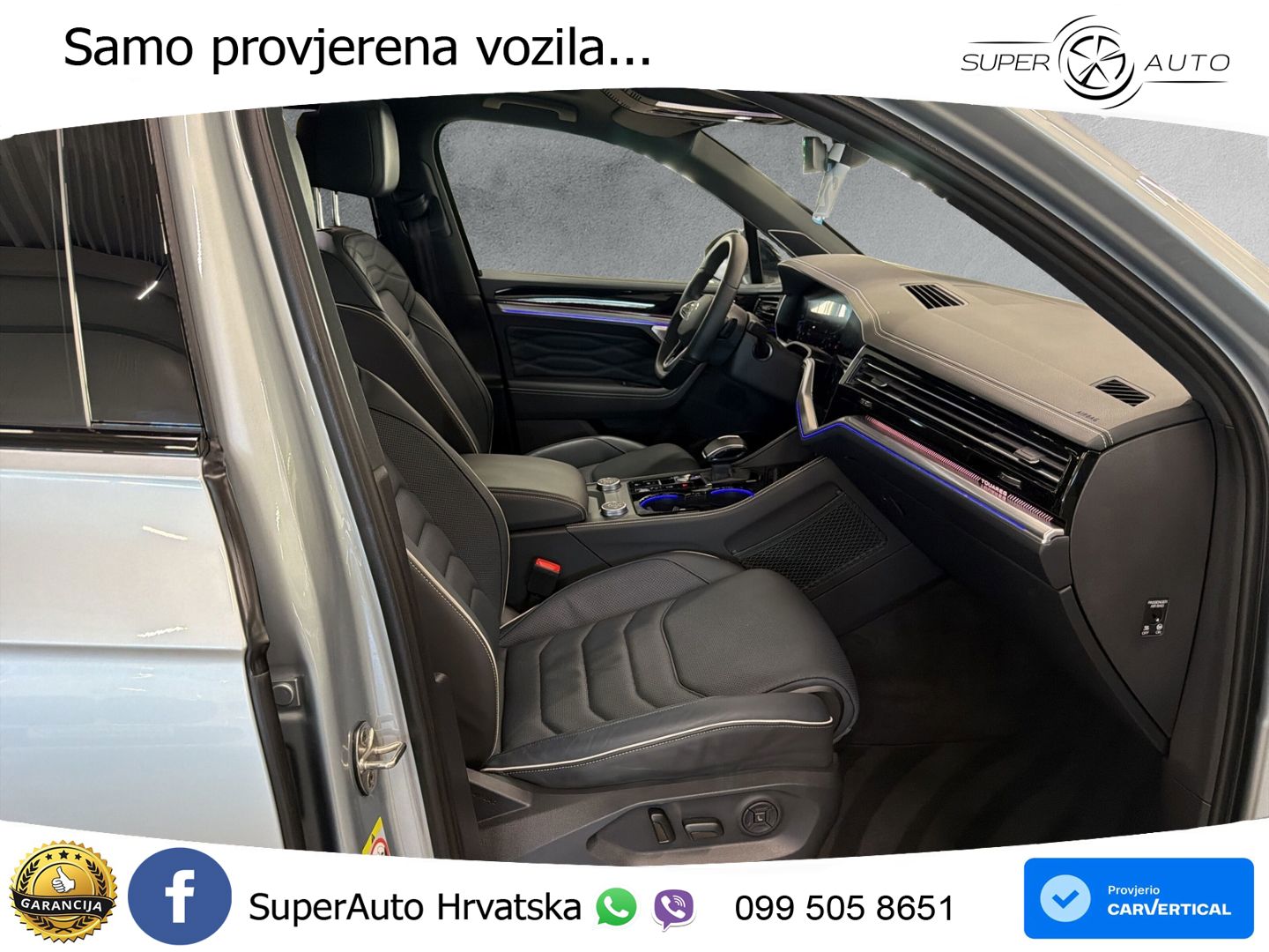 Volkswagen Touareg 3.0 V6 TDI (286 KS) 4MOTION Tiptronic ZRAČNI+ACC+GR SJED+KAM+PANO
