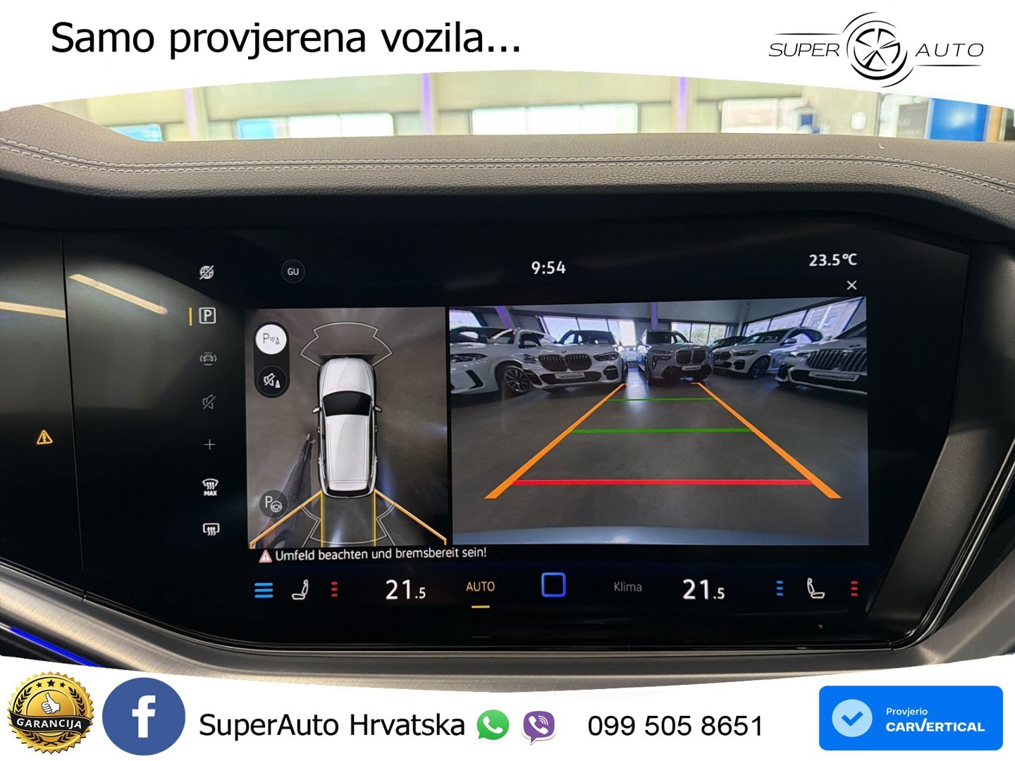 Volkswagen Touareg 3.0 V6 TDI (286 KS) 4MOTION Tiptronic ZRAČNI+ACC+GR SJED+KAM+PANO