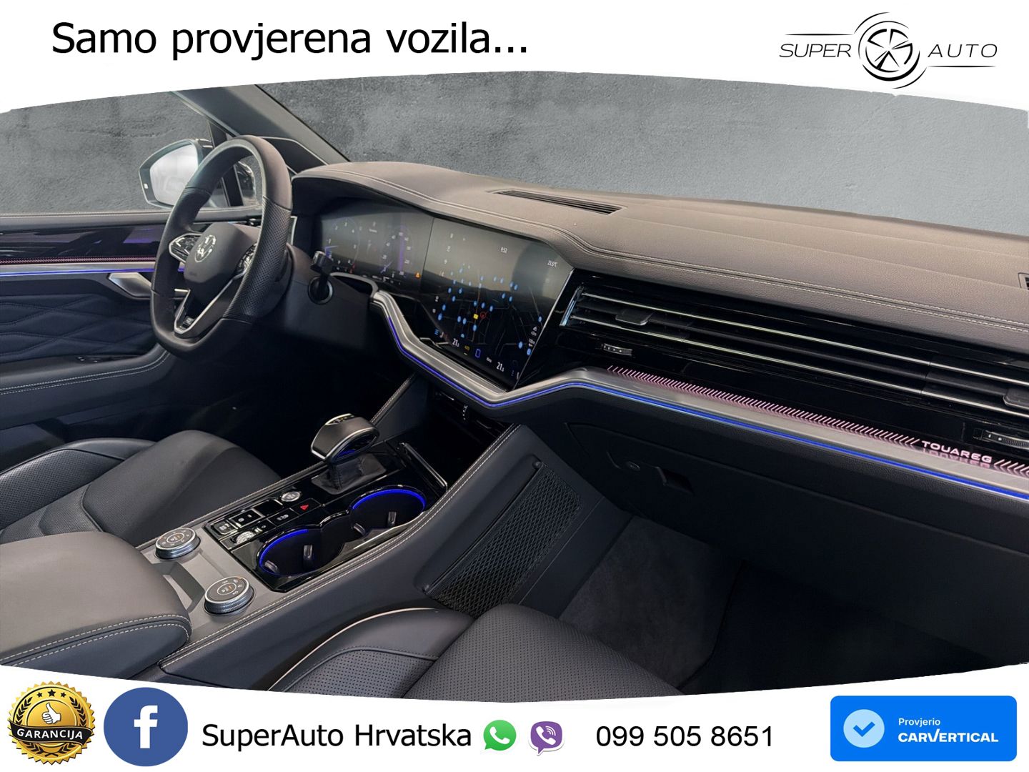 Volkswagen Touareg 3.0 V6 TDI (286 KS) 4MOTION Tiptronic ZRAČNI+ACC+GR SJED+KAM+PANO