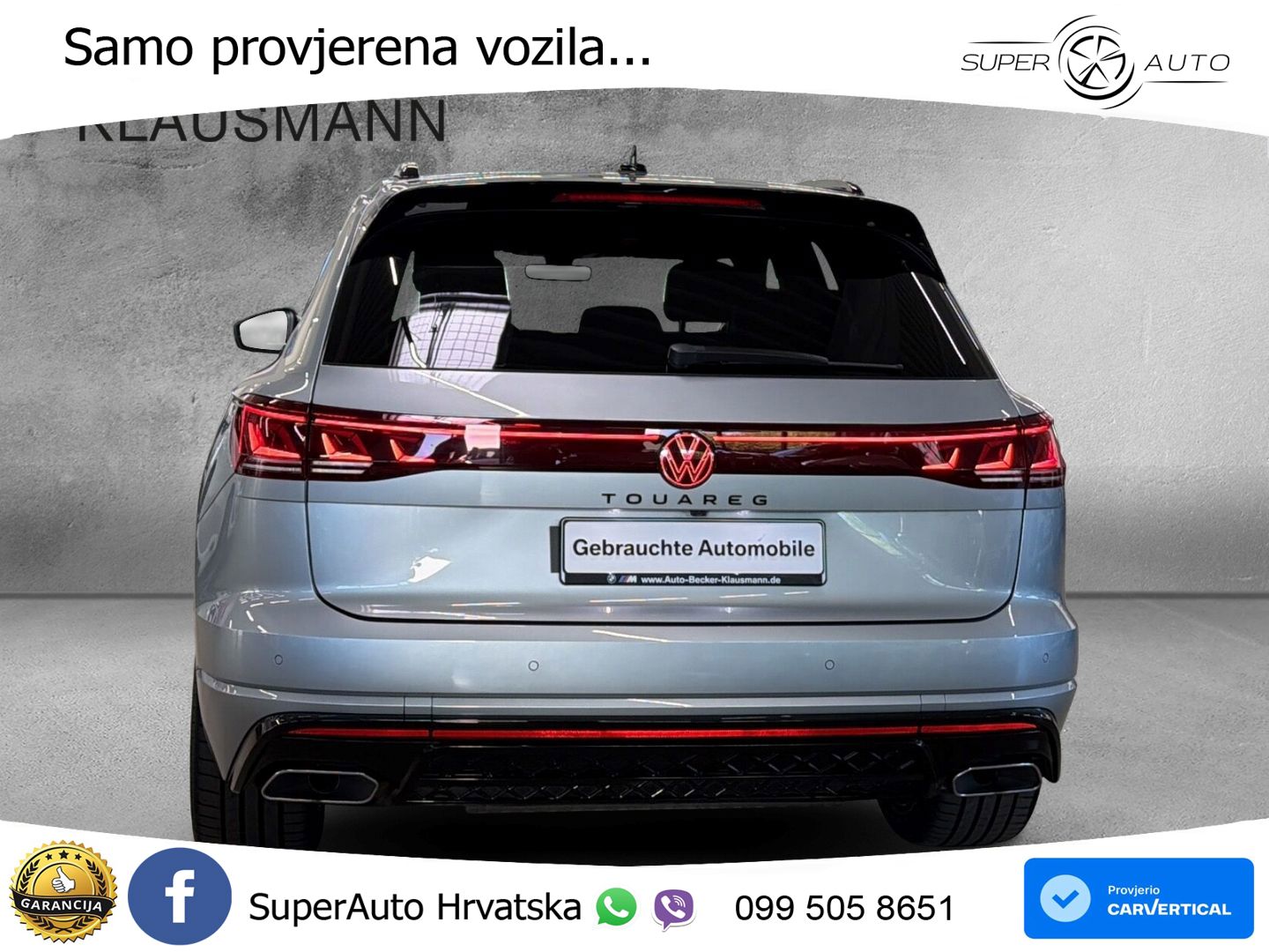 Volkswagen Touareg 3.0 V6 TDI (286 KS) 4MOTION Tiptronic ZRAČNI+ACC+GR SJED+KAM+PANO